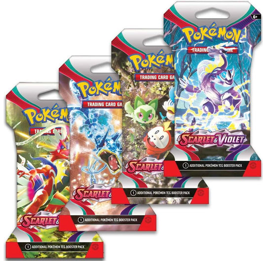 Scarlet & Violet Sleeved Booster Pack Art Bundle